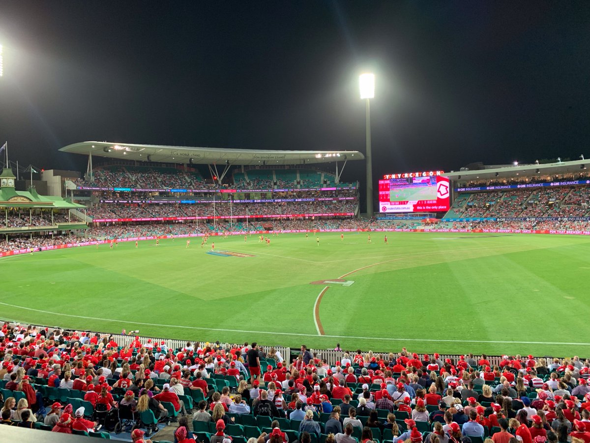 Next_Wireless's tweet photo. 10 months ago I made the decision to leave my job and come work at Telstra with the goal of deploying stadium wifi! Today marks the conclusion of that goal with the last live event tuning at the SCG with wireless deployed across the stadium. Looking forward to the next challenge! https://t.co/NmahLqQcxz