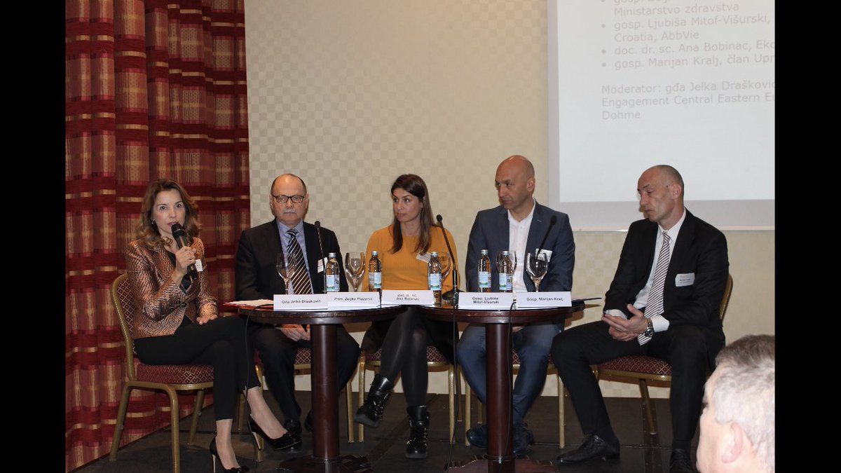 DraskovicJelka's tweet photo. AmCham Croatia: collaboration of politicians, payers, scientists and industry to secure financially stable and efficient health care system https://t.co/ROWycRV6RG