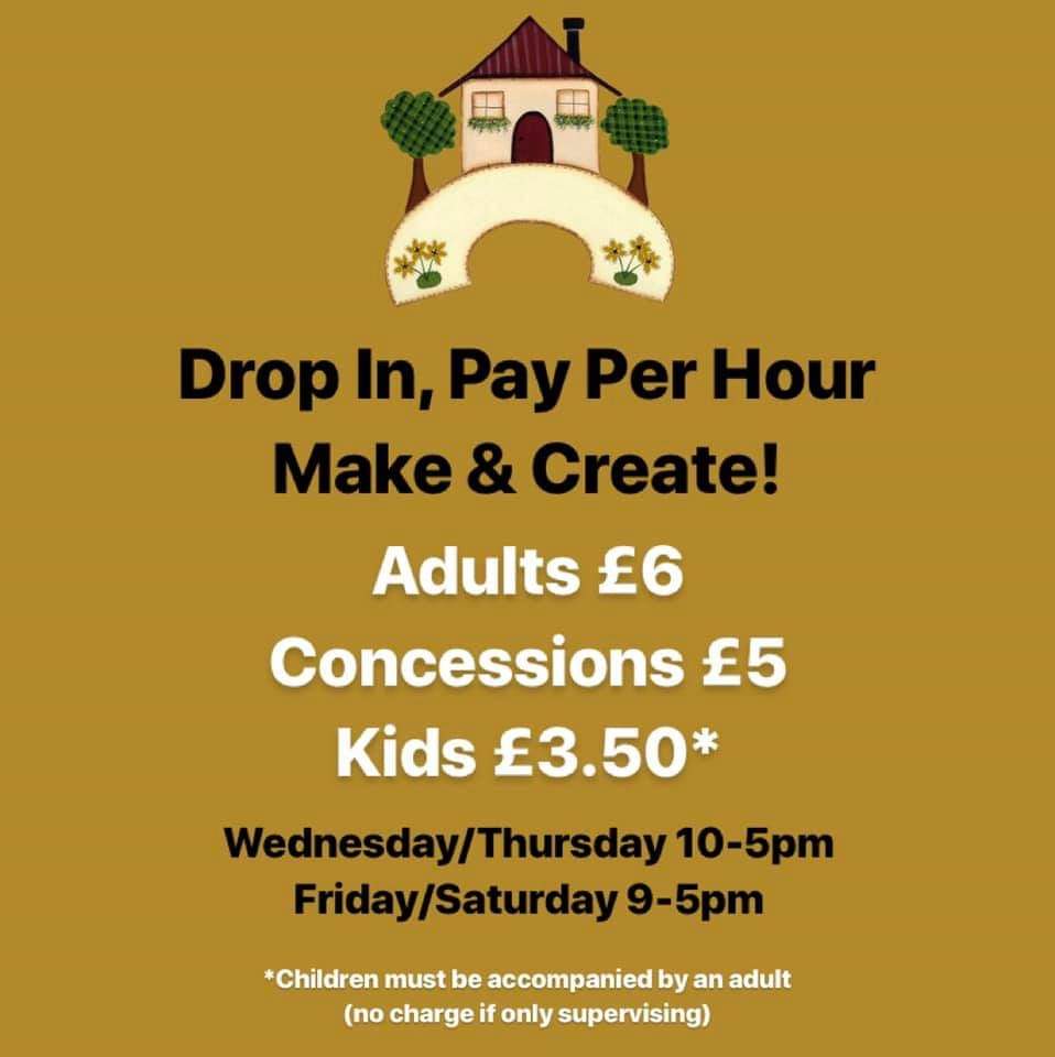 Drop in at Whitley bay Craft House @CraftHouseNE 
Lots of fun craft days! 
Kids and adults love it. 
You'll never want to leave!
More details here #artinspiration #craftworkshop #craftday facebook.com/crafthousene/