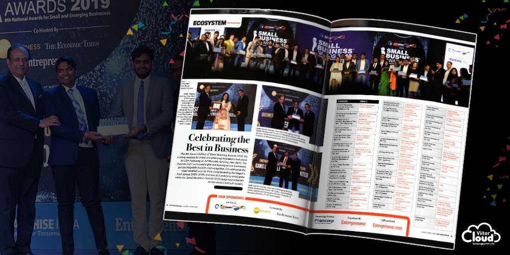 ViitorCloud Technologies (@viitorcloud) on Twitter photo We are pleased to have been mentioned in <a href="/Entrepreneur/">Entrepreneur</a> India magazine for the award of Technology Provider of the Year during 8th National Awards for Small and Medium Emerging Business, India.
#Technology #Business #Entrepreneur #Viitorcloud #awards We are pleased to have been mentioned in <a href="/Entrepreneur/">Entrepreneur</a> India magazine for the award of Technology Provider of the Year during 8th National Awards for Small and Medium Emerging Business, India.
#Technology #Business #Entrepreneur #Viitorcloud #awards