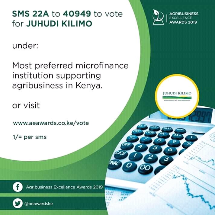 aeawardske's tweet photo. To vote for JUHUDI KILIMO as the Most preferred microfinance institution supporting agribusiness in Kenya SMS 22A to 40949 at 1 bob per SMS or vote at https://t.co/giy5cKNLw5 @juhudikilimo #FarmersUnderSiege #SonkoMilkBankLaunch #AgribusinessTalk254 #RogueJSC #APRMReportLaunch https://t.co/Dz6NGSDlgv