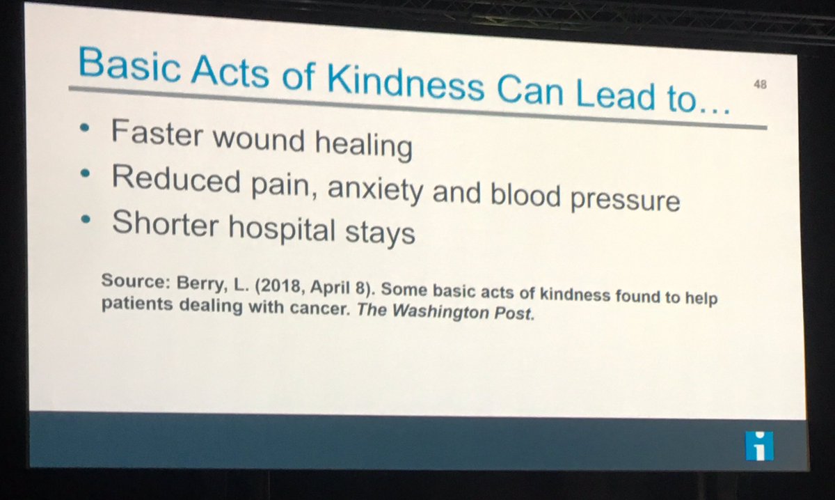 mneil02's tweet photo. I talk a lot about kindness in the pressures of working in a busy hospital... and I’ll keep saying it, not only is there no reason not to be kind to each other, it’s actually important for our patients! #Quality2019 https://t.co/OPABP5GBAf