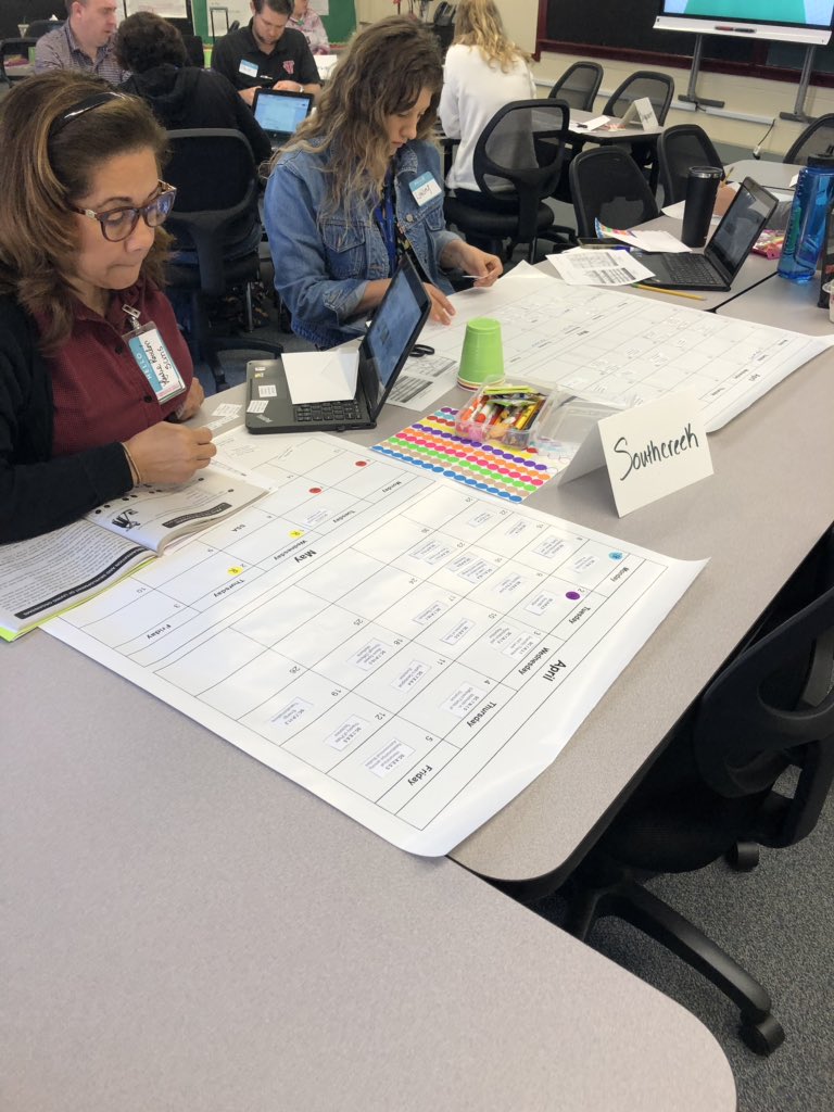 Struckhoff_J's tweet image. Great start to our Response to Data PD in preparation for the SSA! Getting ready to build up our calendars with data driven evidence ! #OCPSscience @CDLocps