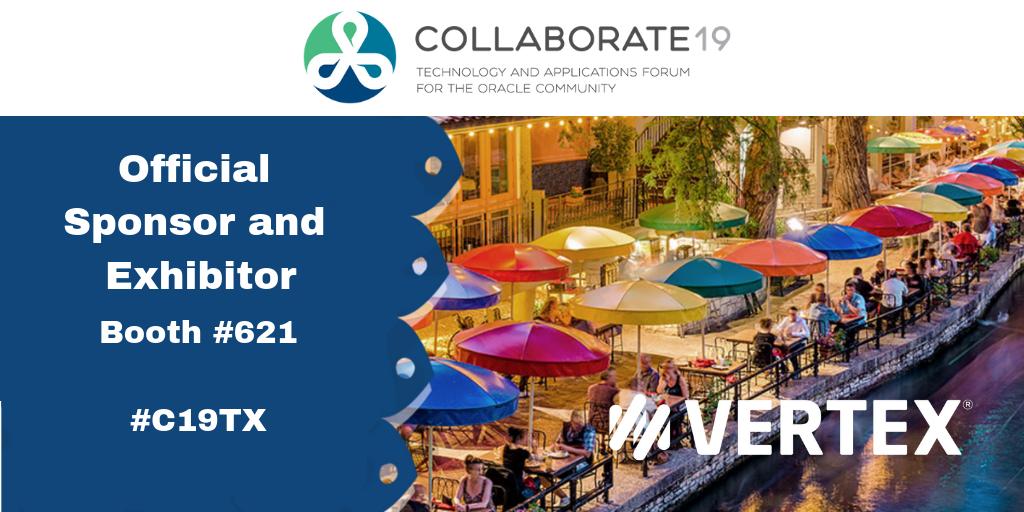 vertexinc's tweet image. .@COLLAB_OAUG attendees: Stop by booth 621 to say hello to our team & don’t miss these great sessions next week: vrtx.tax/T3gF30nXXdI #C19TX #OAUG