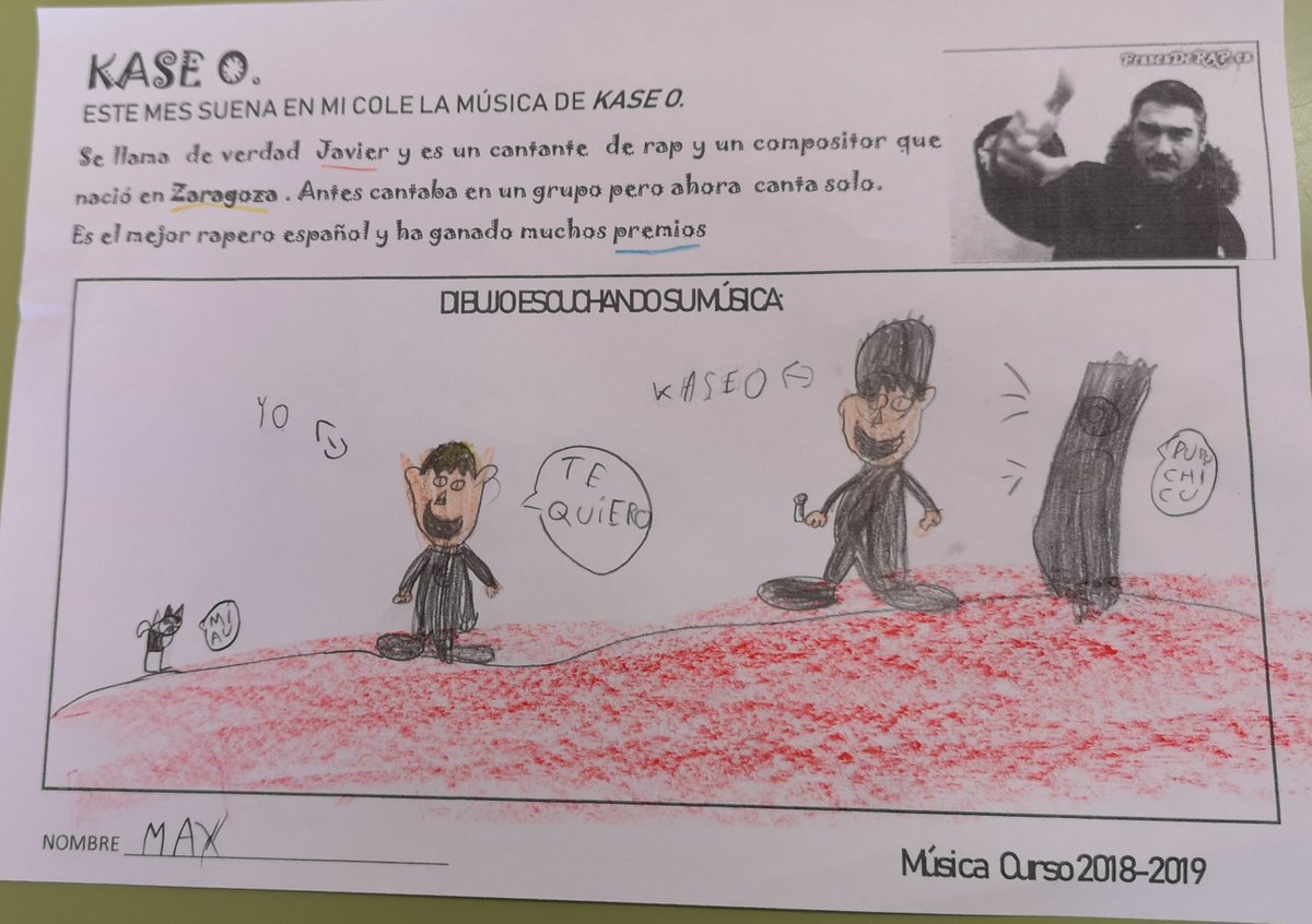 KaseO_real's tweet photo. Algunos de los dibujos que me hicieron los más pequeños del @CEIPDomingMiral Que emoción y cuanto cariño me dieron. Gracias a tod@s. Así me ven: 😂 https://t.co/S387B9c0ZP