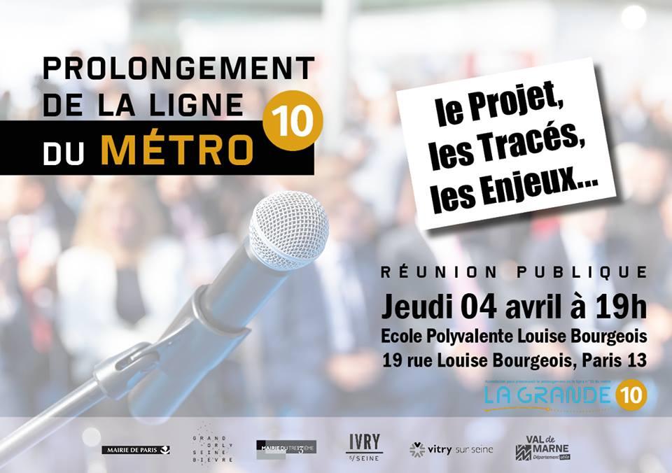 valdemarne_94's tweet photo. #TransportsIDF : prolonger la @Ligne10_RATP au Sud-Est de Paris, jusqu'à la future #Ligne15 du #GPE, c'est ce que demande @LaGrande_10 !
📆Pour découvrir le projet, rdv le 04/04 à Paris 13 pour avancer sur le sujet et trouver de nouvelles actions de mobilisation. #ViteLeDOCP https://t.co/qkBoqNzfxO
