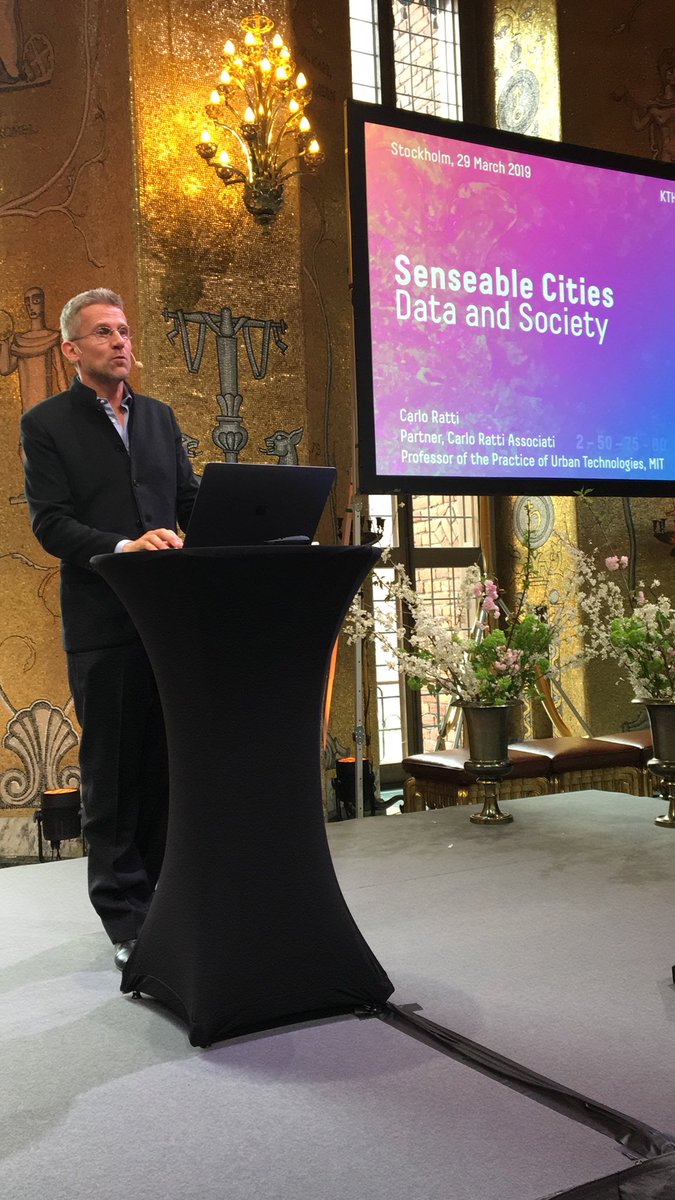 Inauguration symposium KTH-MIT Senseable Stockholm. Really proud of this collaboration <a href="/KTHuniversity/">KTH Royal Institute of Technology</a>