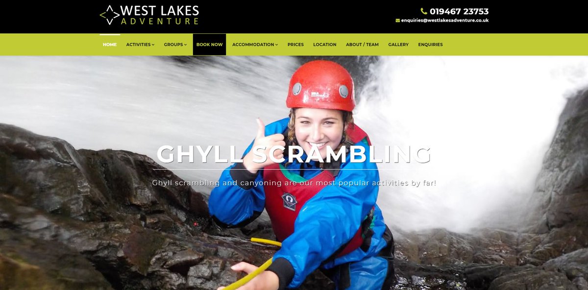 Our latest web design project now live for our West is Best adventure client <a href="/WESTLAKESADV/">ADVENTURE</a>! View all the activities as well as their exciting new glamping studios and soon to launch luxury pods.

Based, born &amp; raised in the Eskdale Valley #LakeDistrict. westlakesadventure.co.uk