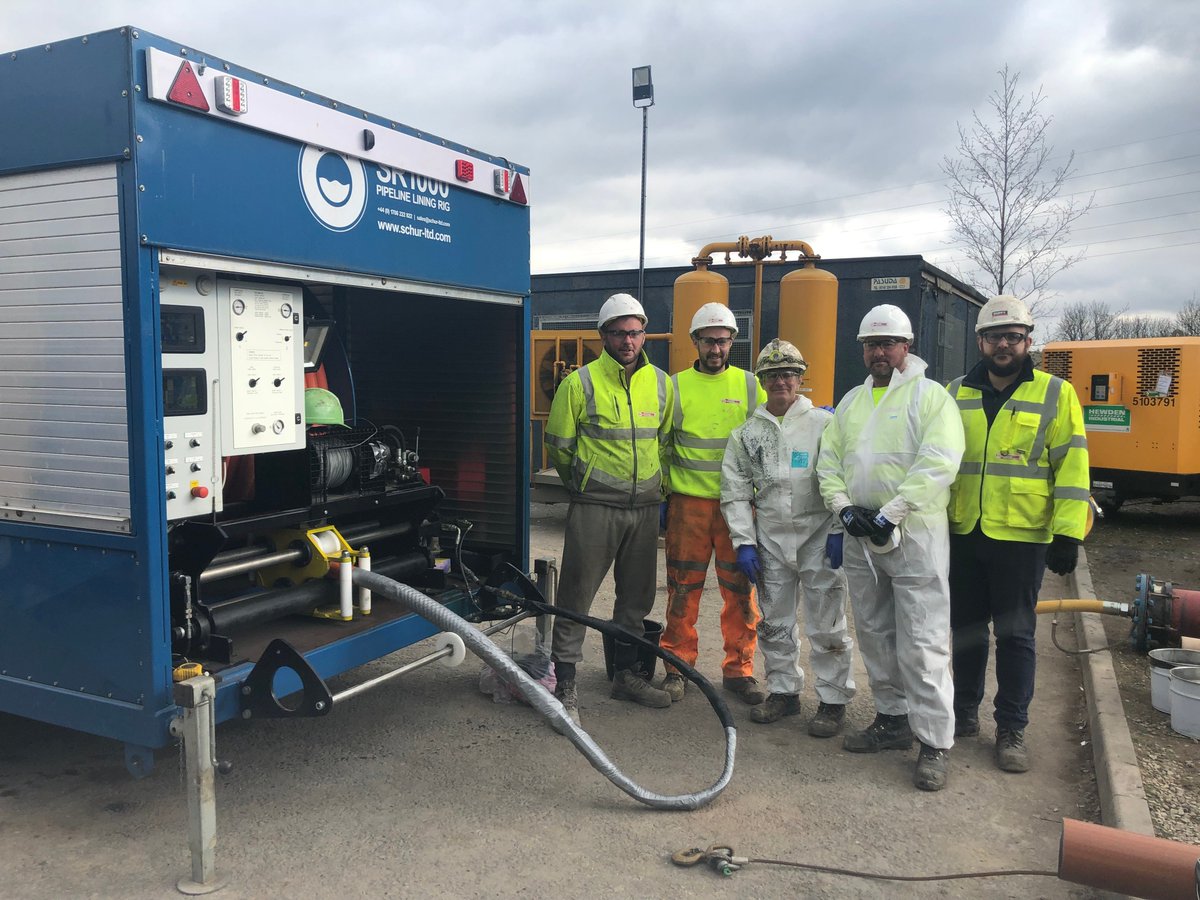 DrainsAid's tweet photo. We're proud to announce that DrainsAid and @PeterDuffyLtd are the first company to be accredited for the spray-lining of wastewater pipes by @NSF_Intl! Thanks to the teams at @schurltd1, @Axalta and @YorkshireWater Water, and well done to our amazing crew https://t.co/q2oCsZbM7p https://t.co/nRafd6lCQW