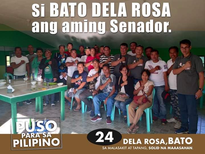 Solid_BATO's tweet photo. #PusoParaSaPilipino #24DelaRosaBATO #numero24paraSENADOR #Ba24Senator https://t.co/ekx1cLU4qX