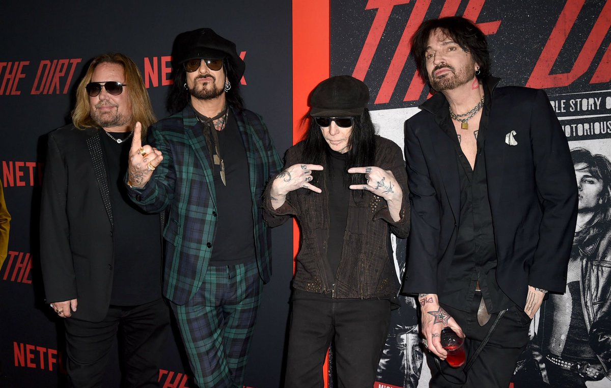 NME's tweet photo. Mötley Crüe enjoy huge spike in record sales and streams after #TheDirt biopic https://t.co/Jw0BXV2OLx https://t.co/JyZRtQSv87