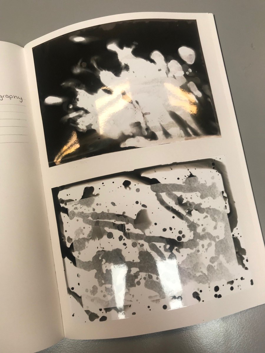 LlanwernPhoto's tweet photo. Gorgeous sketchbook work from Year 12, including their darkroom outcomes 😃 #darkroom #sketchbooks #photography #alternativeprocesses #photogram #chemicaldrawings #papernegatives https://t.co/Qj3ZDb9PMc