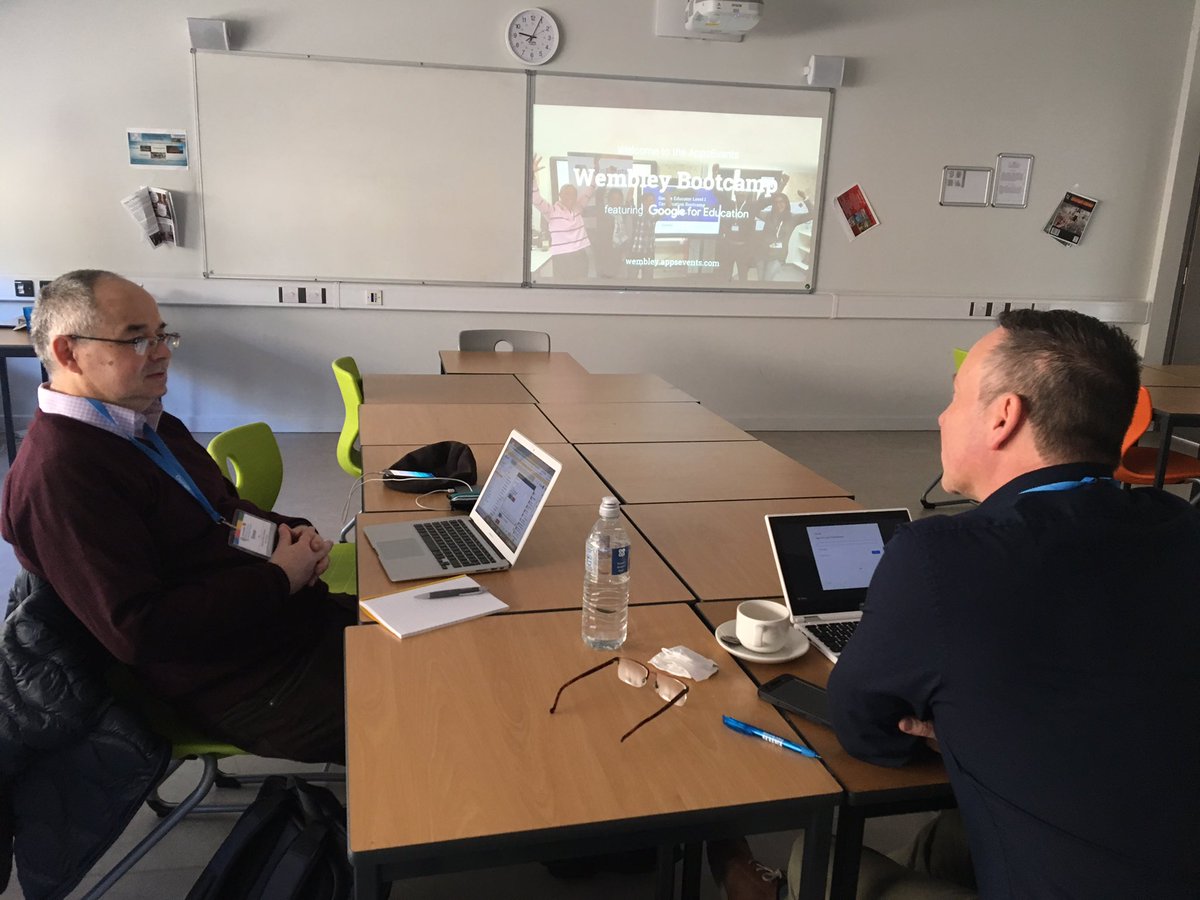 LyceeChurchill's tweet photo. Thanks to all participants today for the @AppsEvents1 #googlepd @LyceeChurchill and big thank you to our course instructors @MrSahotaICT ! https://t.co/1M9S7FKUCk