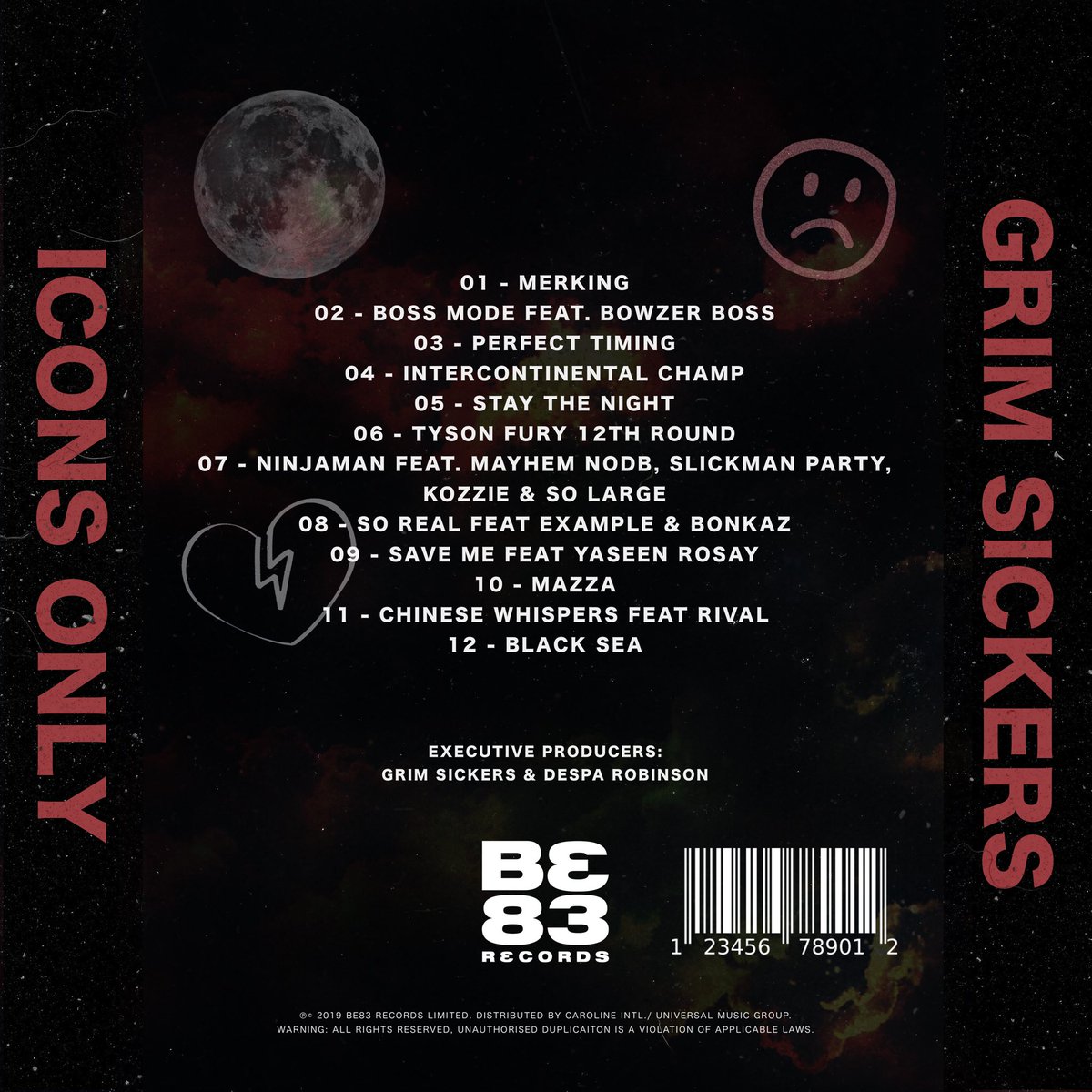 #NewMusicFriday 

<a href="/GrimSickers1/">Sickers</a> - ‘Icons Only’ out  NOW. 

GrimSickers.lnk.to/IconsOnly