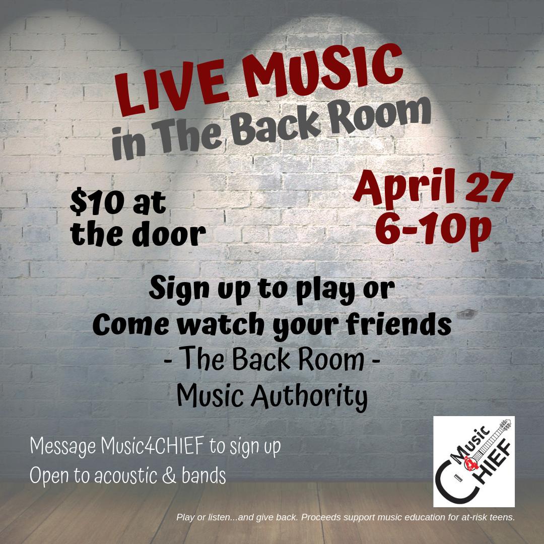 Music4CHIEF's tweet photo. More opportunities to do your thing! #musician #livemusic #openmic #singer #songwriter #band #music #musiceducation #nonprofit #charity #fundraiser #musicheals #guitarist @MusicAuthority2 https://t.co/cSxonnvCzM