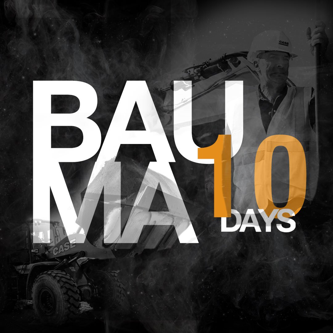 CaseCE_EU's tweet photo. #bauma2019 is now just ten days away! Our stand features cutting-edge product innovations, a special #CASERodeo game, and a hugely exciting product reveal. Visit stand FN 817 for this and so much more. #CASEBauma https://t.co/DUrHAOVMuw