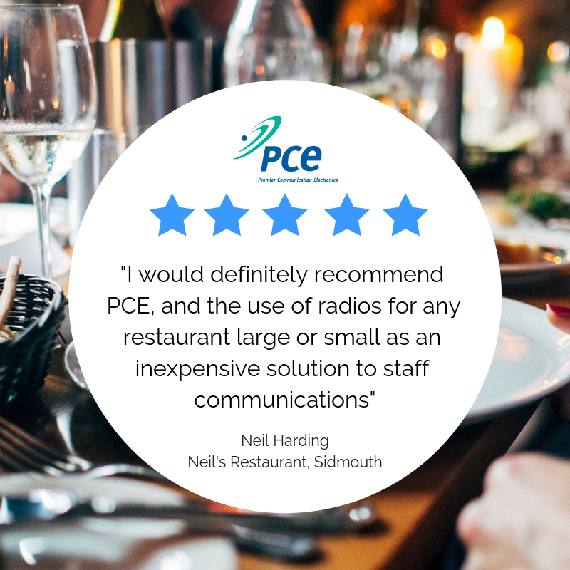 PCE_Ltd's tweet photo. Thanks to @Neils_sidmouth for the glowing review. We provided this superb seafood restaurant in #Sidmouth #Devon with a number of @Hytera_UK #twowayradios to improve staff comms &amp; customer satisfaction #review #hospitality #restaurant #communication #customerservice #Hytera https://t.co/FQkU5ubNEV