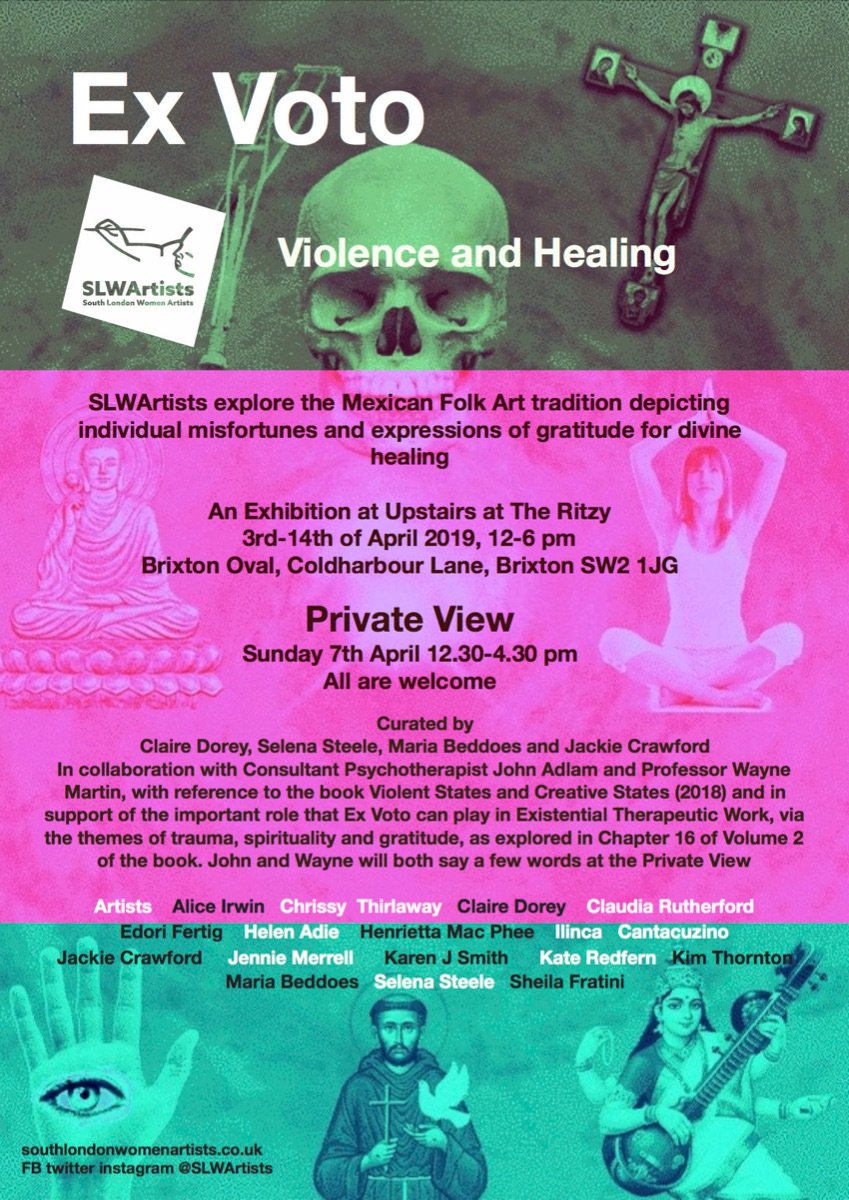 South London Women Artists exhibit Ex Voto at The Ritzy, Brixton 03 - 14 April - mailchi.mp/ae4137201c27/e…