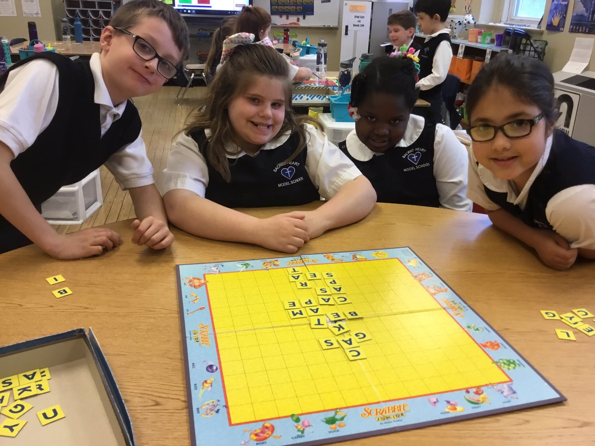sr_jill's tweet photo. Practicing our word skills by playing some Scrabble Junior!  #SHMS https://t.co/8CbhF3svmE