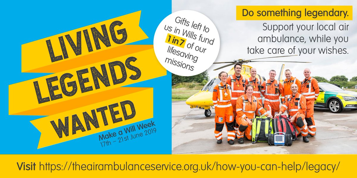 CEairamb's tweet photo. Do something legendary! Solicitors across the counties we serve have agreed to write and update Wills for our supporters this #makeawillweek2019: https://t.co/AAoDhWSr5q https://t.co/sH32nz72pR