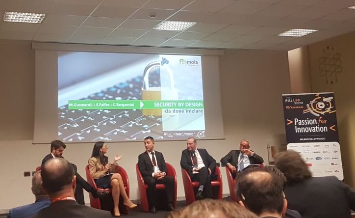 Venerdì densissimo per Imola Informatica, presente anche a Milano alla XV° edizione del Forum ABIlab in cui viene, proprio in questo momento, presentata la nostra esperienza in Banca Popolare di Sondrio sul tema SECURITY BY DESIGN. Ne sta parlando Claudio Bergamini con BPS.