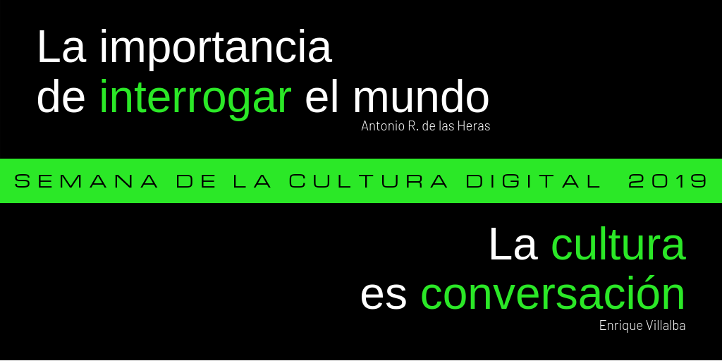 lasdigitales's tweet photo. Nos despedimos de la #SCD2019 🤗 ¡Gracias a todos por hacerla posible! @RobotinasSCD @LaNeta_Cultural @derechosenlared @DigitalMacarron @LinkprojectC @lazarus_modern @nativasenred @MGC_UC3M y a los maestros 🎩 @ARdelasH y @Enriquevillalba
Próximamente, los ecos 👂 #podcastSCD2019 https://t.co/RqhneKvu9Z