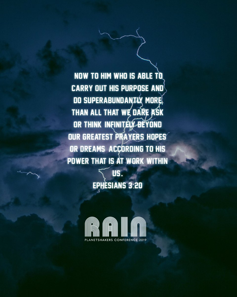 God is more than able!! 

#planetshakers #conference #melbourne #brisbane #rain #2019