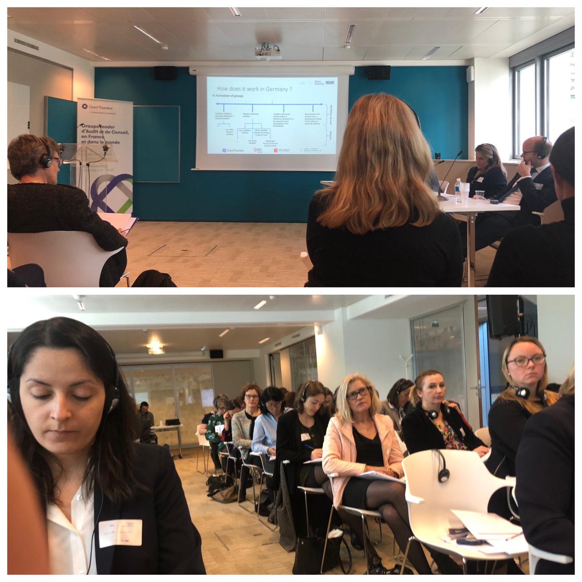 WiRestructuring's tweet image. 🤓 Matinée studieuse pour la conférence « Improving #restructuring : best practices in France and Germany » chez @GrantThorntonFr