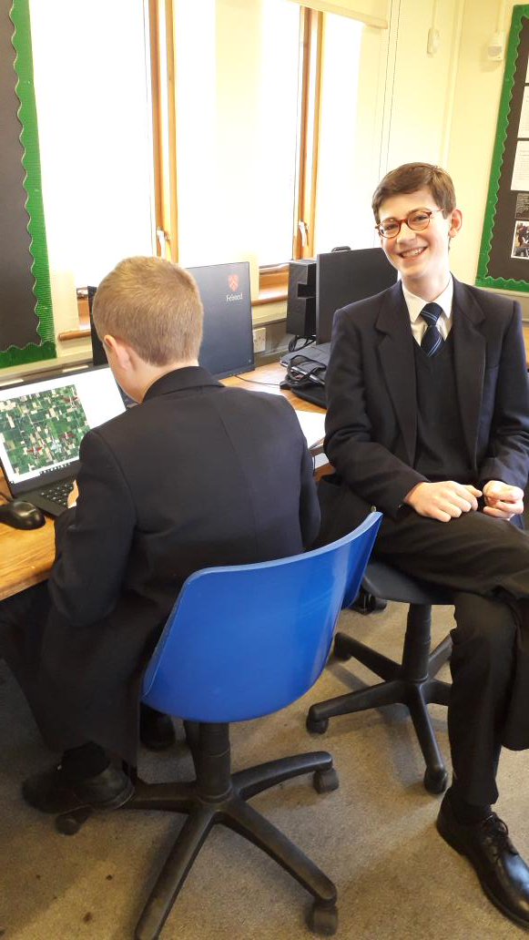 Felstedcompsci's tweet image. Titus showing his &apos;Hit or Miss&apos; computer game that he coded in Python.  @FelstedSchool @MontsHouse #programming