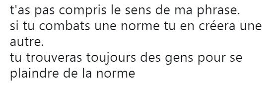 LienaDoris's tweet image. "Tu n'as pas compris"
VS 
L'article #Implicitement 
urlz.fr/9k9e 
#LaPreuveParLExemple 
#LaNormeNousTue 
#HBH #Typique