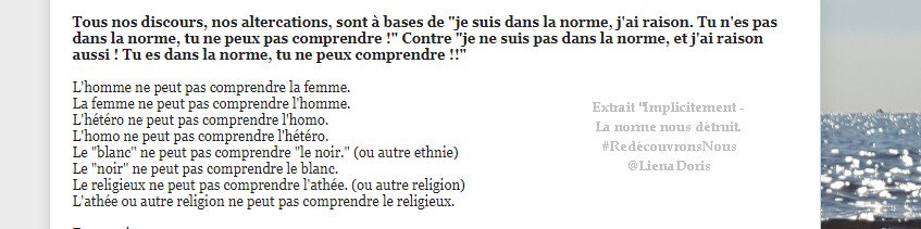 LienaDoris's tweet image. "Tu n'as pas compris"
VS 
L'article #Implicitement 
urlz.fr/9k9e 
#LaPreuveParLExemple 
#LaNormeNousTue 
#HBH #Typique