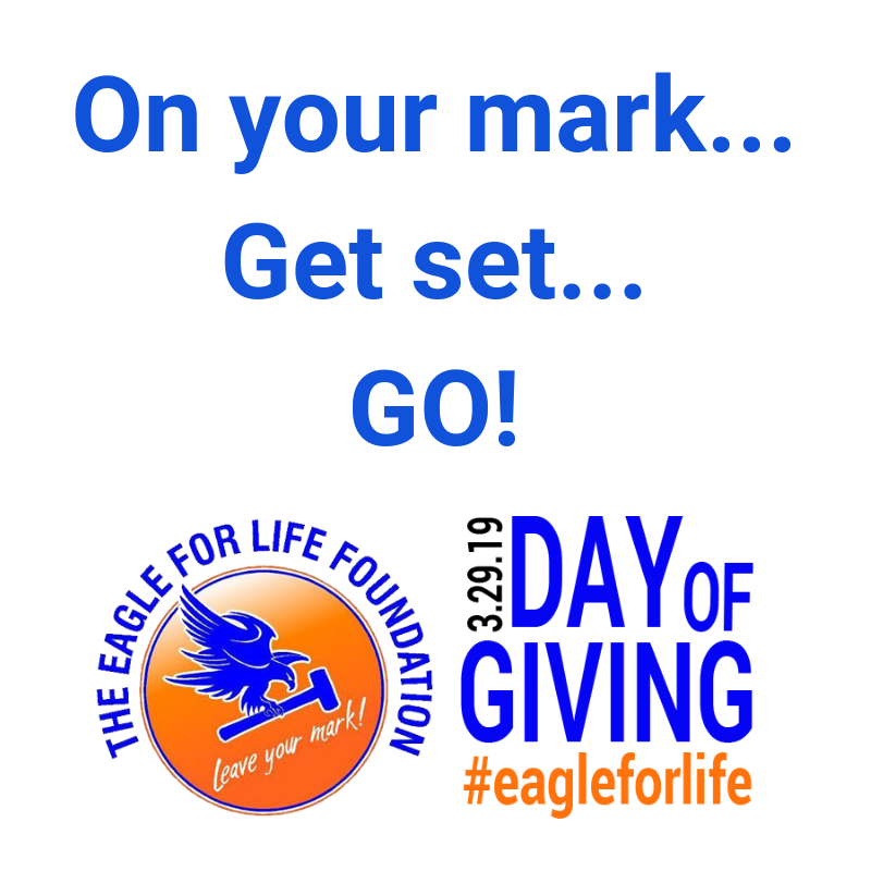 EagleforLife24's tweet photo. Here we go! It's #EagleforLifeDayofGiving2019! We're on our way to raise $20,000 for a STEAM lab at NCHS. We have several fun things planned for the day, so stay tuned! Donate now at https://t.co/IxwtzWKKzh #FullSTEAMAhead #STEAMeducation #EagleforLife https://t.co/njBsx8t4Li