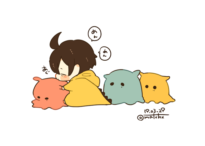 メンダコとばぶさぶ(幼児化) 