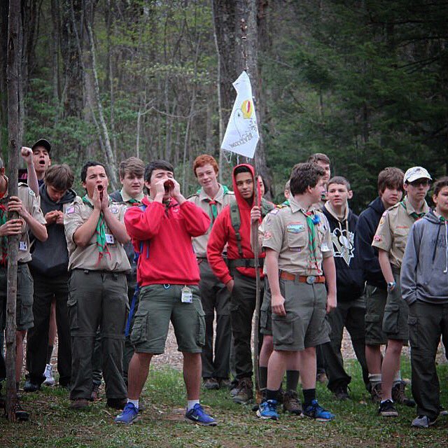 mtcnylt's tweet photo. Can we say enthusiasm?!?! #throwbackfriday #mtcnylt #MinsiTrails #NYLT #ScoutsBSA #venturingbsa https://t.co/hjNDiwu7CP