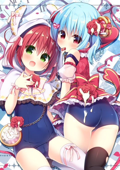 表紙もアリスネタで描いたけど、中身は全然関係ない汁ましまし本です! 