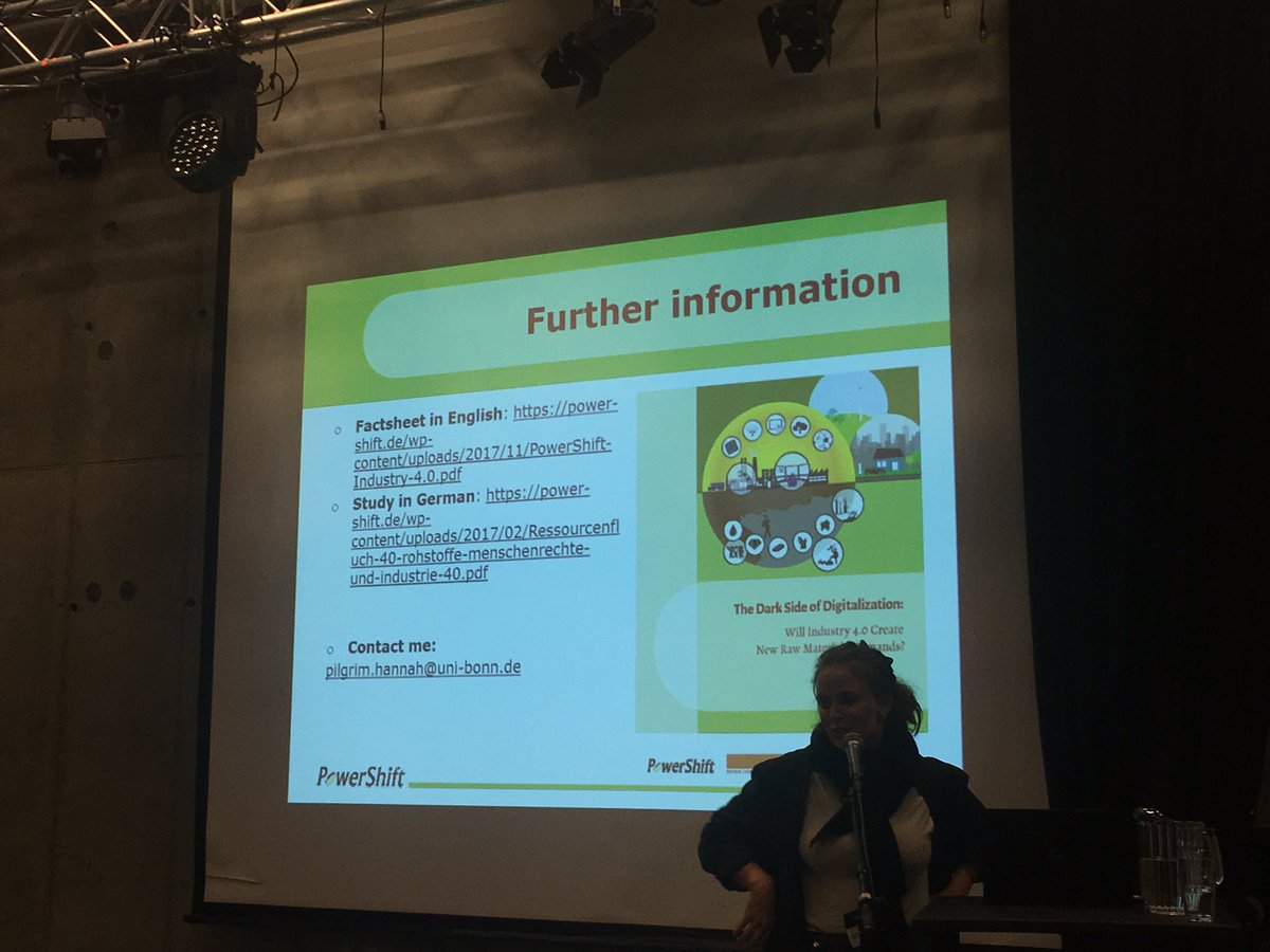MaranoLaura's tweet photo. “Need to take into account who is suffering and who is profiting in maintaining our daily consumption” @FRLXPilgrim #bisc2019 fantastic presentation about the cost of raw material extraction in keeping up with technology https://t.co/4oIzPoXVgB