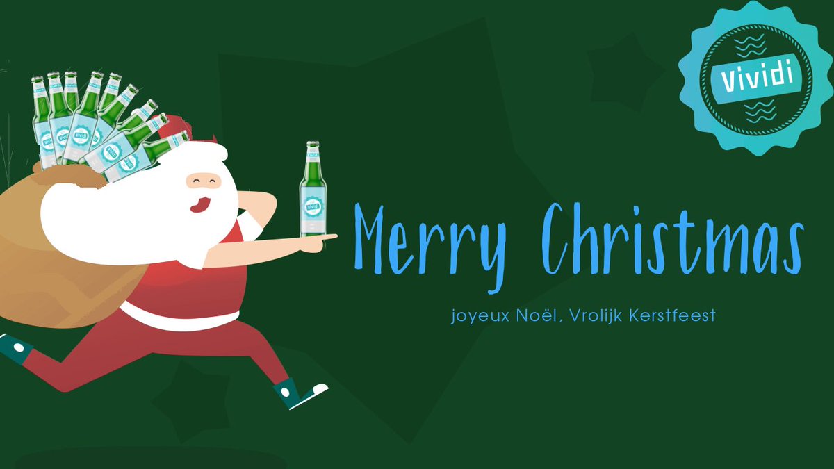 VividiBeer's tweet photo. We wish our customers from all over the world a Merry Christmas. Share Vividi with your loved ones. #Christmas #Vividi #Happiness https://t.co/WnITklUZKM