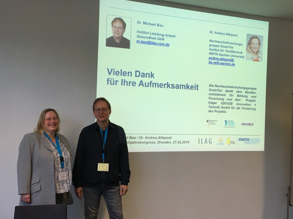 SozioTex war bei dem 65. #GfA-Frühjahrskongress in #Dresden vertreten. #Arbeit #Zukunft #RWTH #Aachen #ILAG soziotex.de/?p=973