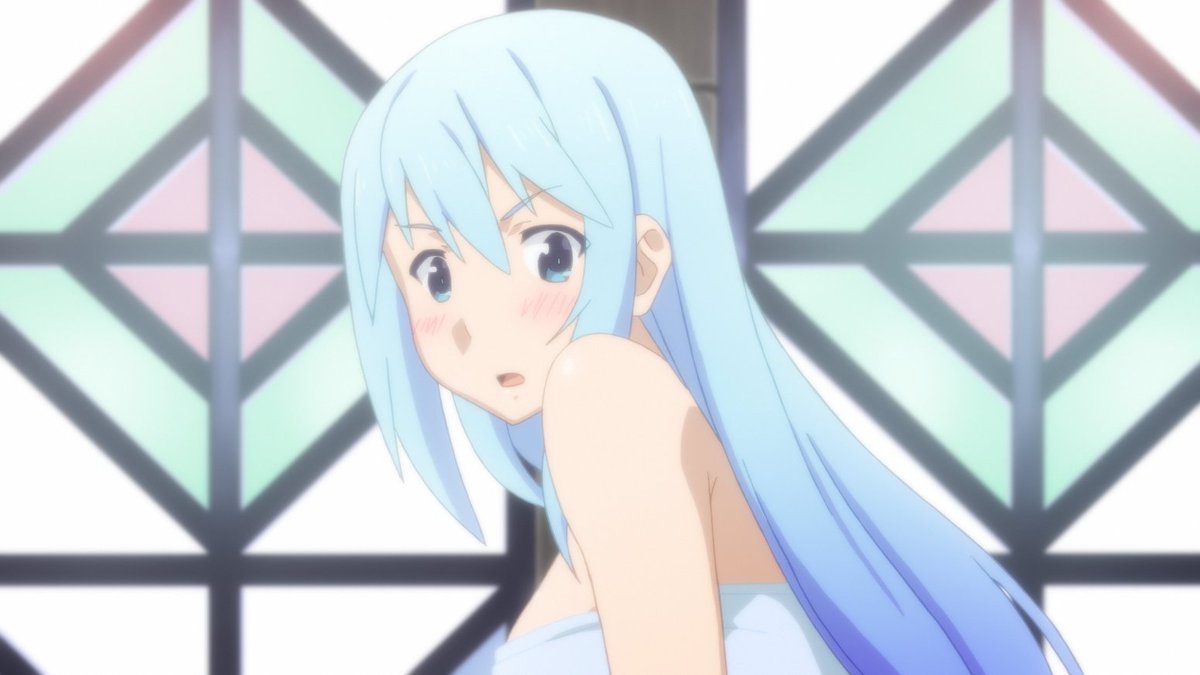 アニメ このすば 公式ツイッター Bs11にて25 00から 1期ova この素晴らしいチョーカーに祝福を このすば チーン 苦悩するめぐみん チーン 近づくベルの音 チーン この状況を救うは アクア様のお力 さすが女神 以下教徒の感想 このとき