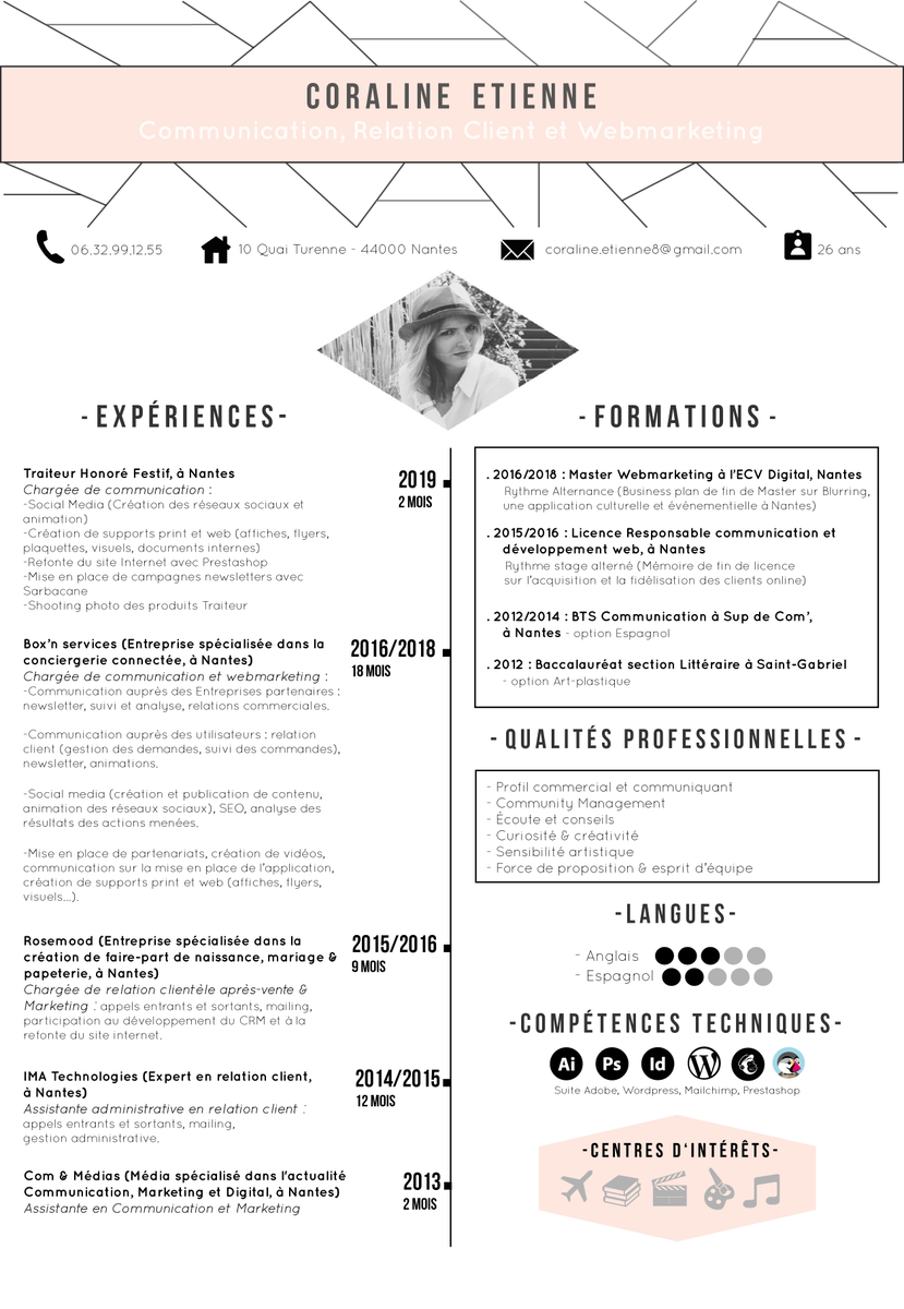 👍🏽 [ RECHERCHE JOB ] Je suis actuellement à la recherche d'un poste en #Communication #Webmarketing #Relationclient
Je suis à l'écoute de toute opportunité 🙂
👉🏽Toutes mes expériences et compétences ici 👉🏽 bit.ly/2LJvxDs 
MERCI DE RT 🙂