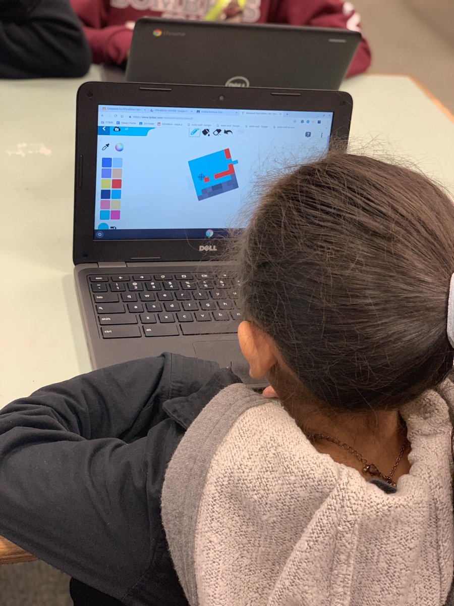 Morning Coding club is creating some awesome characters !! <a href="/FPS_FTPSchools/">Rebekah Solomon</a> <a href="/NAT_FTPSchools/">Nikkii Tatum</a> @Tech_FTPSchools @Riley_VP_FTPS