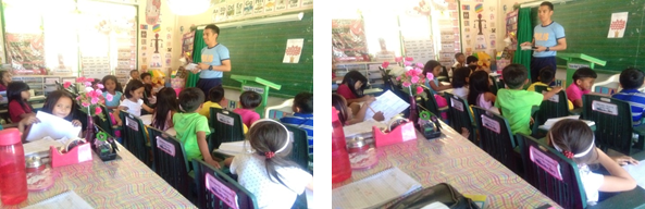 On March 18,2019 at 11:00 AM,PMSg Giovanni Vacalares Mcad PNCO of Gitagum MPS conducted lecture awareness on the salient provisions ofR.A 9165  to 23 Grade 5 Students of G-Pelaez Intergrated School at G-Pelaez Gitagum, Misamis Oriental in line with the PNP P.A.T.R.O.L Plan of2030