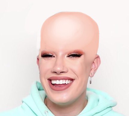 Making Your Favorite Characters Bald On Twitter Therapist Bald James Charles Isn T Real He Can T Hurt You Bald James Charles
