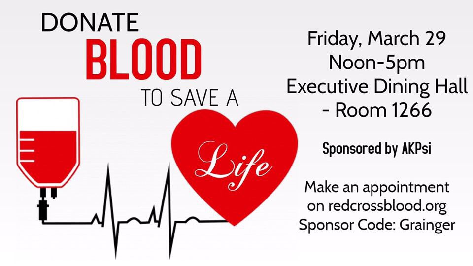 BadgerAKPsi's tweet photo. The AKPsi Blood Drive has begun! Save up to three lives with just one donation. https://t.co/E9ix3aFvYB