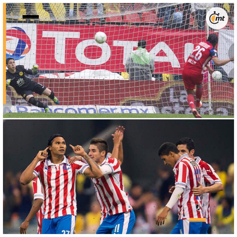 mediotiempo's tweet photo. El paso del Gullit Peña por las @Chivas no fue el que todos hubieran deseado. 🇦🇹
Pero dos momentos quedaron grabados:
- #C2016: Cuartos de Final, América 2-1 Chivas, Gullit falló un penal decisivo. ❌
- #A2016: América 0-3 Chivas, Gullit clavó el tercero en gran jugada. ⚽️ https://t.co/FpVoOpcll4