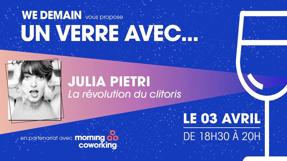 WeDemain's tweet image. Plus qu&apos;un jour pour vous inscrire à la rencontre avec Julia Pietri, fondatrice du @gangduclito ! #ItsNotaBretzel

📆 Mercredi 3 avril 
⏰ À partir de 18h30
🍺 Entrée et apéro gratuit

Toutes les infos sur notre événement 👉 
bit.ly/2FGBtL5