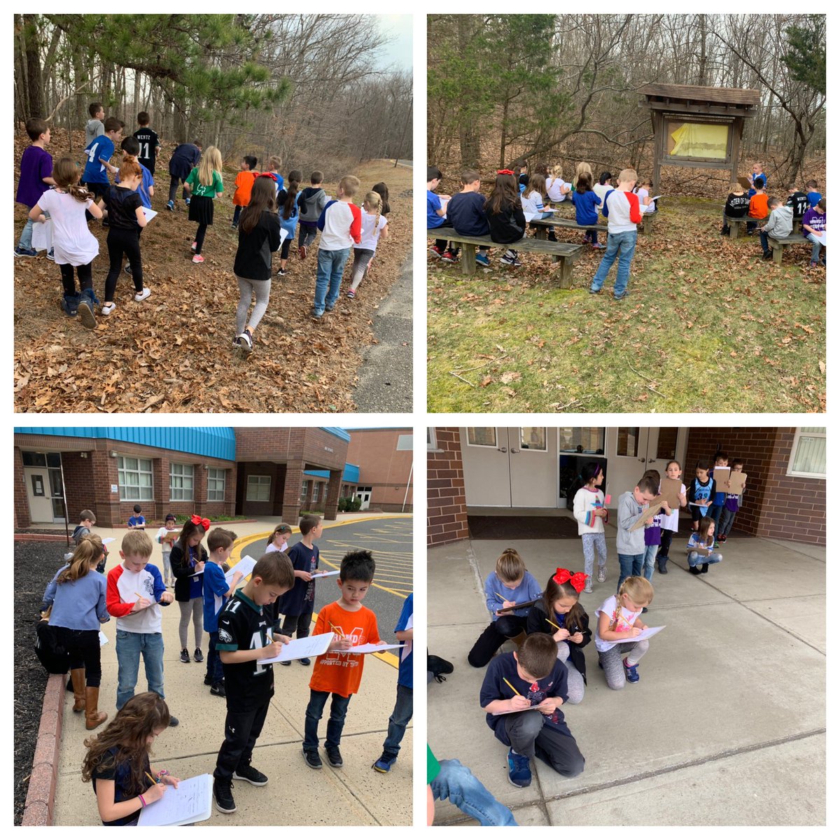 Sound Walkin’ through Friday! Listening to outside sounds was so much fun! <a href="/MillstonePS/">Millstone Primary</a> #proud2bMillstone