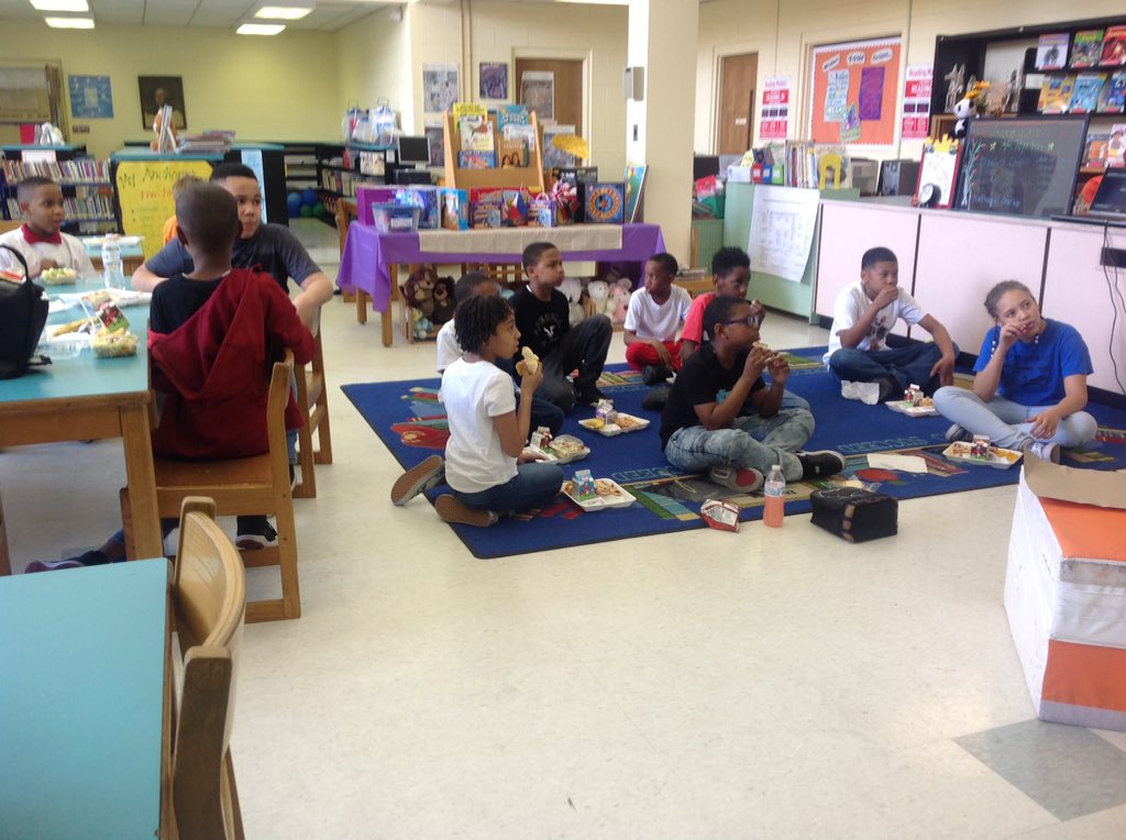 NPampilo's tweet photo. @aureliansprings  Library lunch pass to watch a movie for the champ of the multiplication tournament!  Way to go, Hornets!!! https://t.co/Dh2xVDOBTk