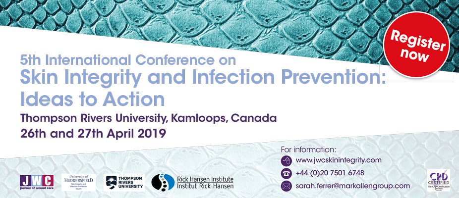 TRAVEL GRANT: We’re sponsoring 5 individuals with SCI to attend the Journal of Wound Care’s 5th International Conference on Skin Integrity and Infection Prevention at <a href="/thompsonriversu/">Thompson Rivers University</a>! Email sciinquiries@rickhanseninstitute.org with your interest by Apr 5. #skinintegritycanada