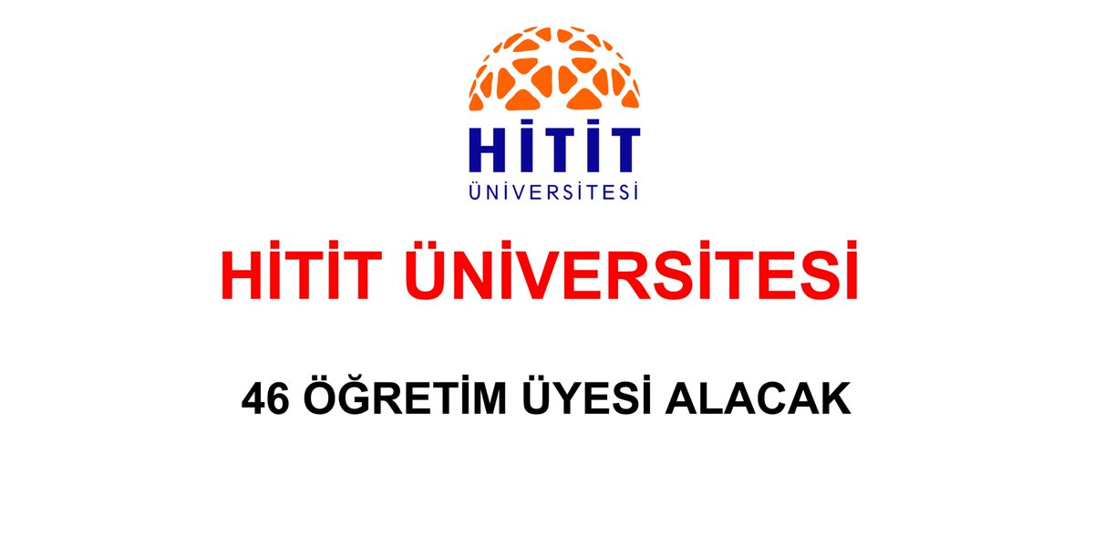 Hitit Üniversitesi 46 Öğretim Üyesi Alacak
Ayrıntılı Bilgi İçin;
Tıklayınız. bymemur.com/hitit-universi… <a href="/HititFM/">Hitit Üniversitesi Radyosu</a>  <a href="/RADYO_KULUBU/">RADYO KULÜBÜ</a>  <a href="/MedyaHitit/">Hitit Medya ve İletişim</a>